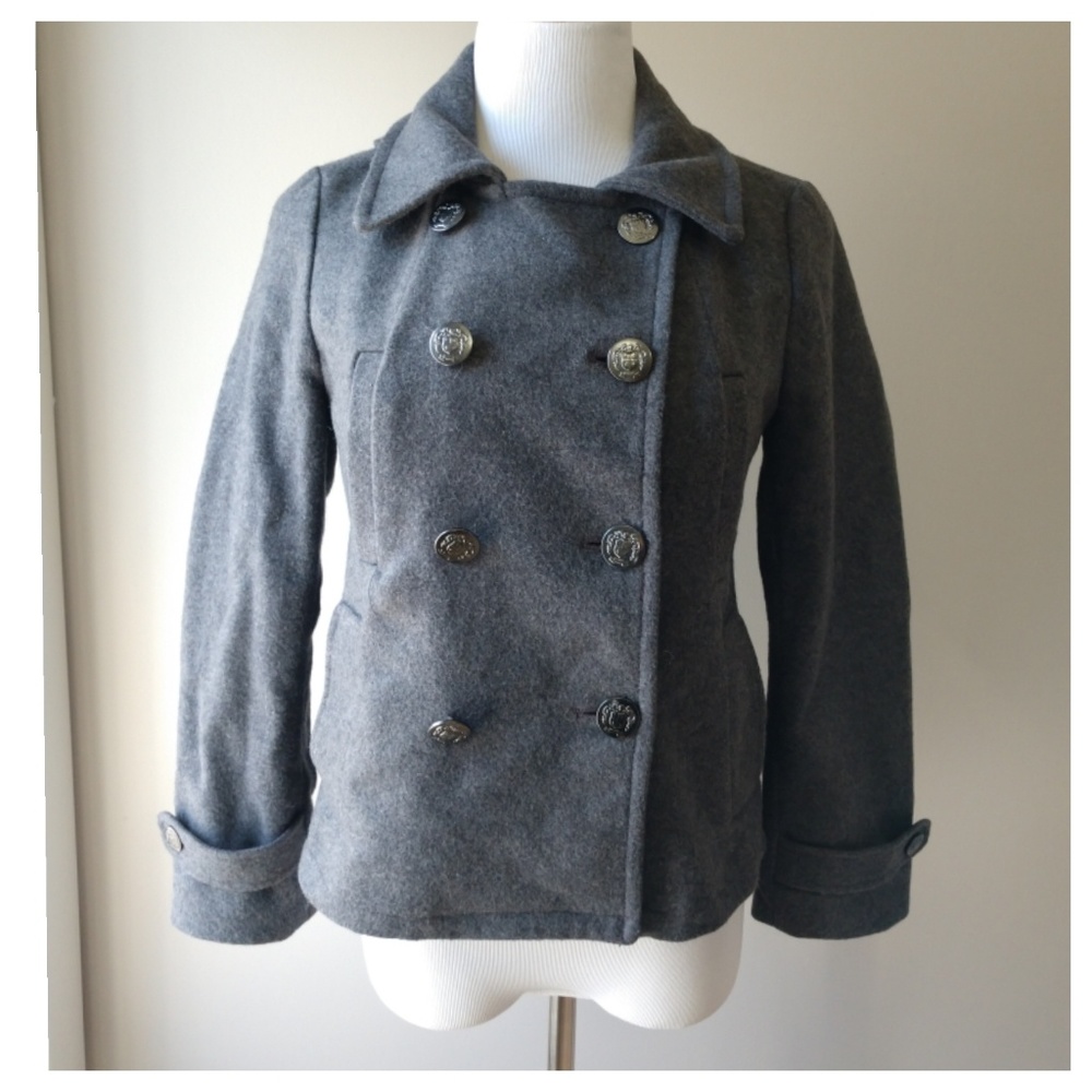 Gap Gray Coat - Picture 2 of 9
